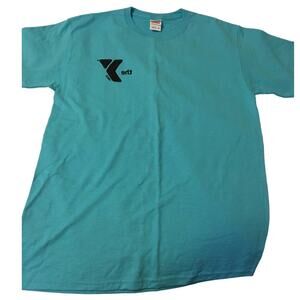 NWOT Jerzees YMCA Medium 20000 Rockstar Short Sleeve Teal Green T-Shirt